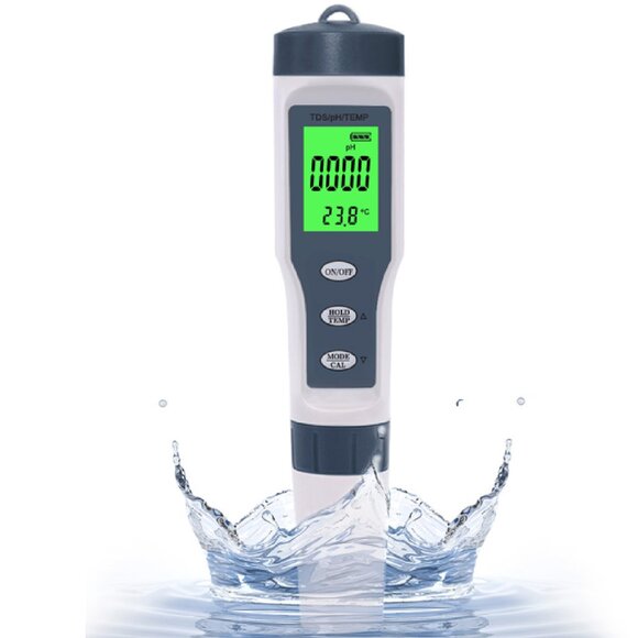 3 in 1 Digital PH Meter with ATC PH Tester, TDS/PH/Temperature Meter - Picture 1 of 6